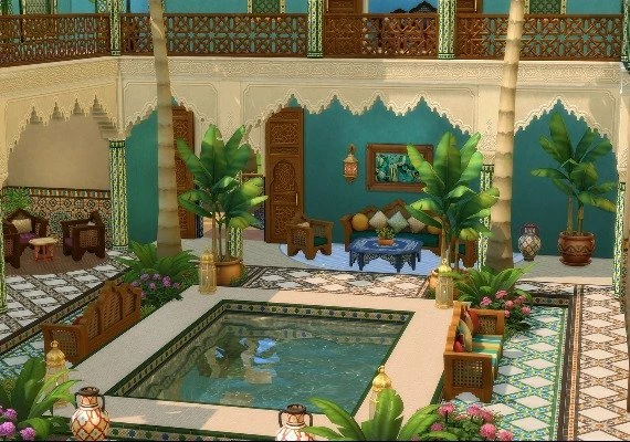 The Sims 4: Courtyard Oasis Kit DLC Global