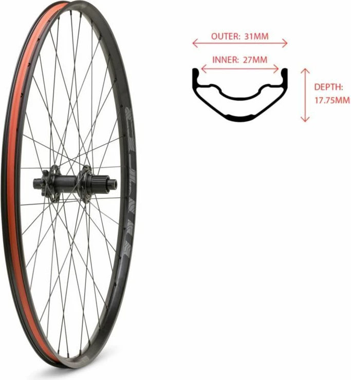 Rrotë e pasme biçiklete WTB, 29 inç
