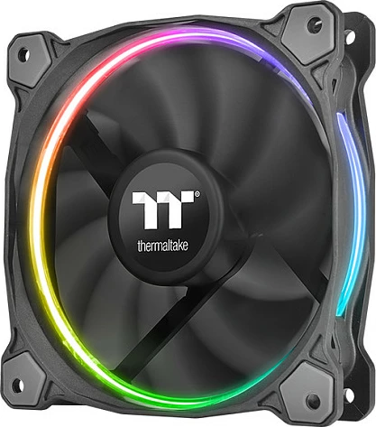 Ventilator për kasë Thermaltake Riing 14 RGB CL-F051-PL14SW-A, 140mm, 500-1400RPM, i zi