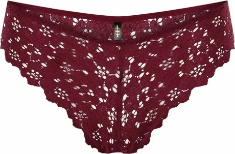 Tanga dantelle burgundy Jumeon