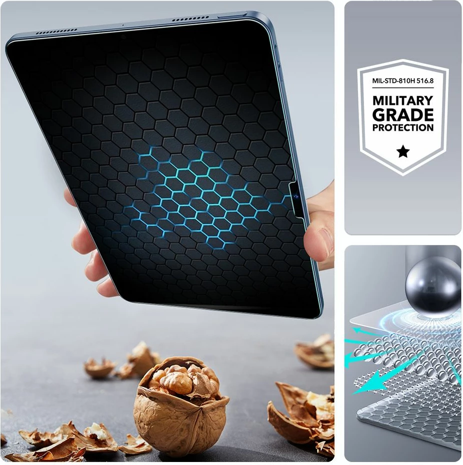 Xham i temperuar për ekran tablet ESR UltraFit, 2 copë, për iPad 10.9" (10 gen.)/11" (11 gen.)