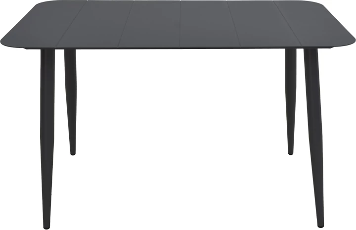 Tavolinë Vista, alumin, ngjyrë e zezë, 150x80x72cm