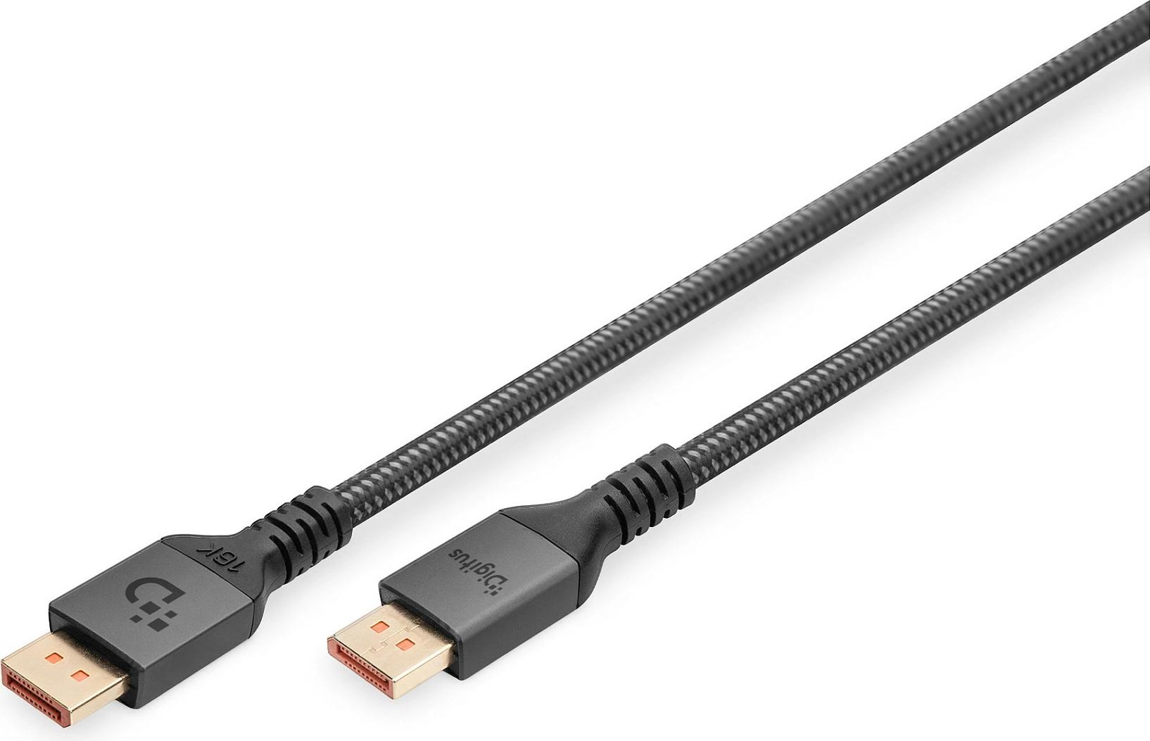 Kabllo DisplayPort Digitus, 2m, 16K, e zezë