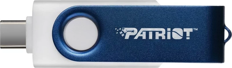 USB flash Patriot Memory Xporter X550, 64GB, Dual USB-A+C, Bardhë/Blu