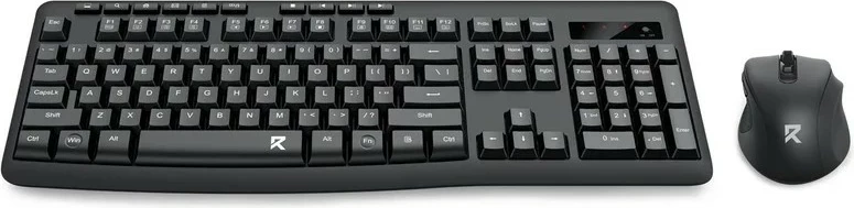 Tastierë me maus Redragon BS-8418, wireless, full-size, ngjyrë e zezë