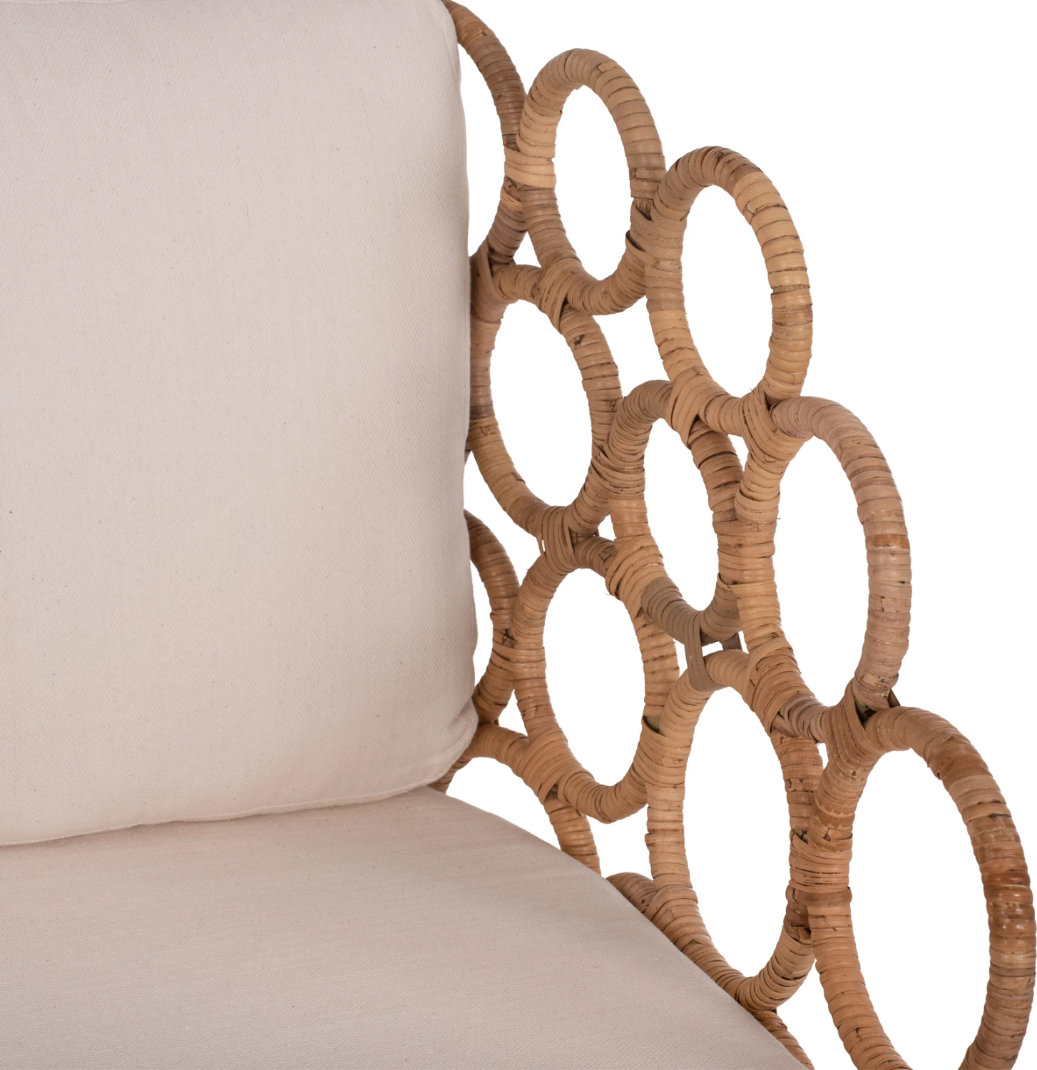 Karrige RINGER FH9341 rattan-metal ngjyrë natyrale 65x69x86H cm