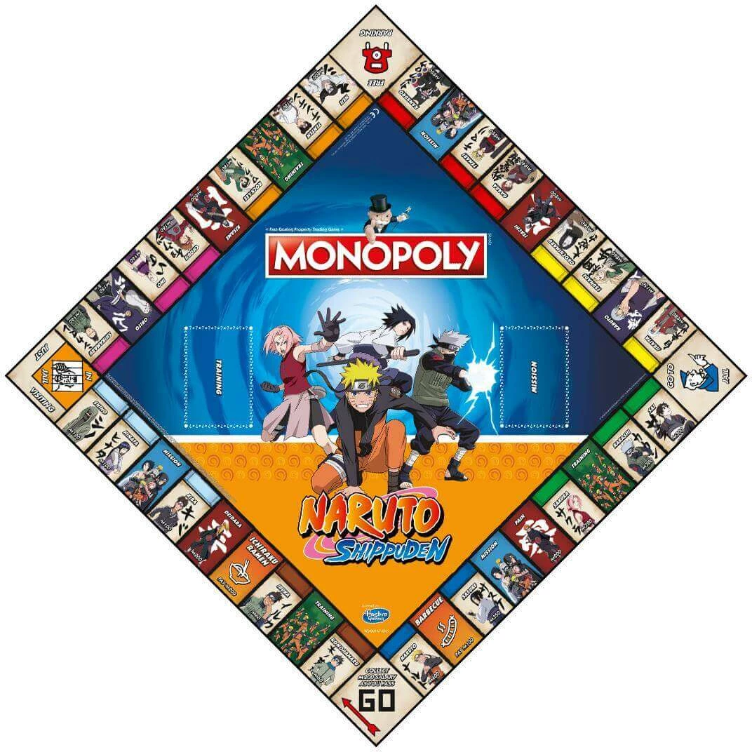 Lojë tavoline Winning Moves Monopoly Naruto Shippuden, edicion Naruto