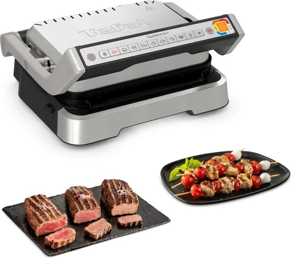 Skare elektrike Tefal OptiGrill GC772D30 2100 W, argjend