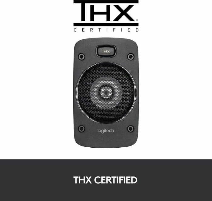 Sistem Altoparlantësh LOGITECH Z906 5.1, 500W RMS, THX/Dolby Digital/DTS, i zi, set 6 pjesë