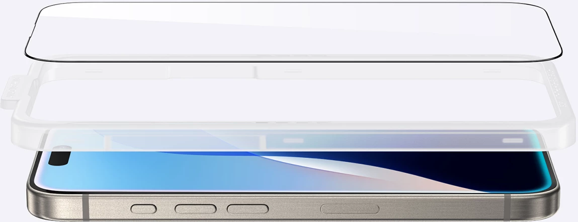 Xham i temperuar AmazingThing Radix Full Glass për iPhone 16 Pro, transparent