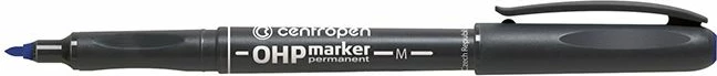 Marker permanent OHP Centropen 2637/06, 1 mm, blu