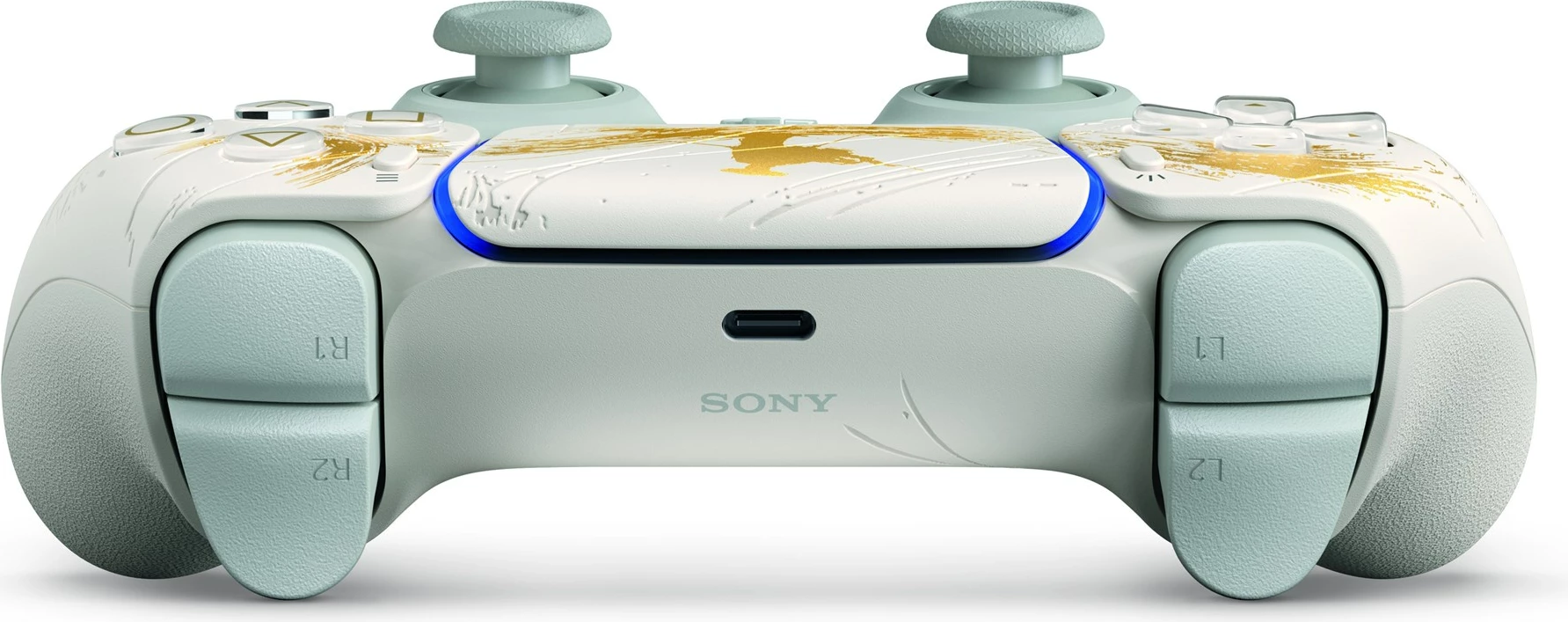 Gamepad Sony DualSense Ghost of Yotei Limited Edition, për PlayStation 5, Bardhë/Ar