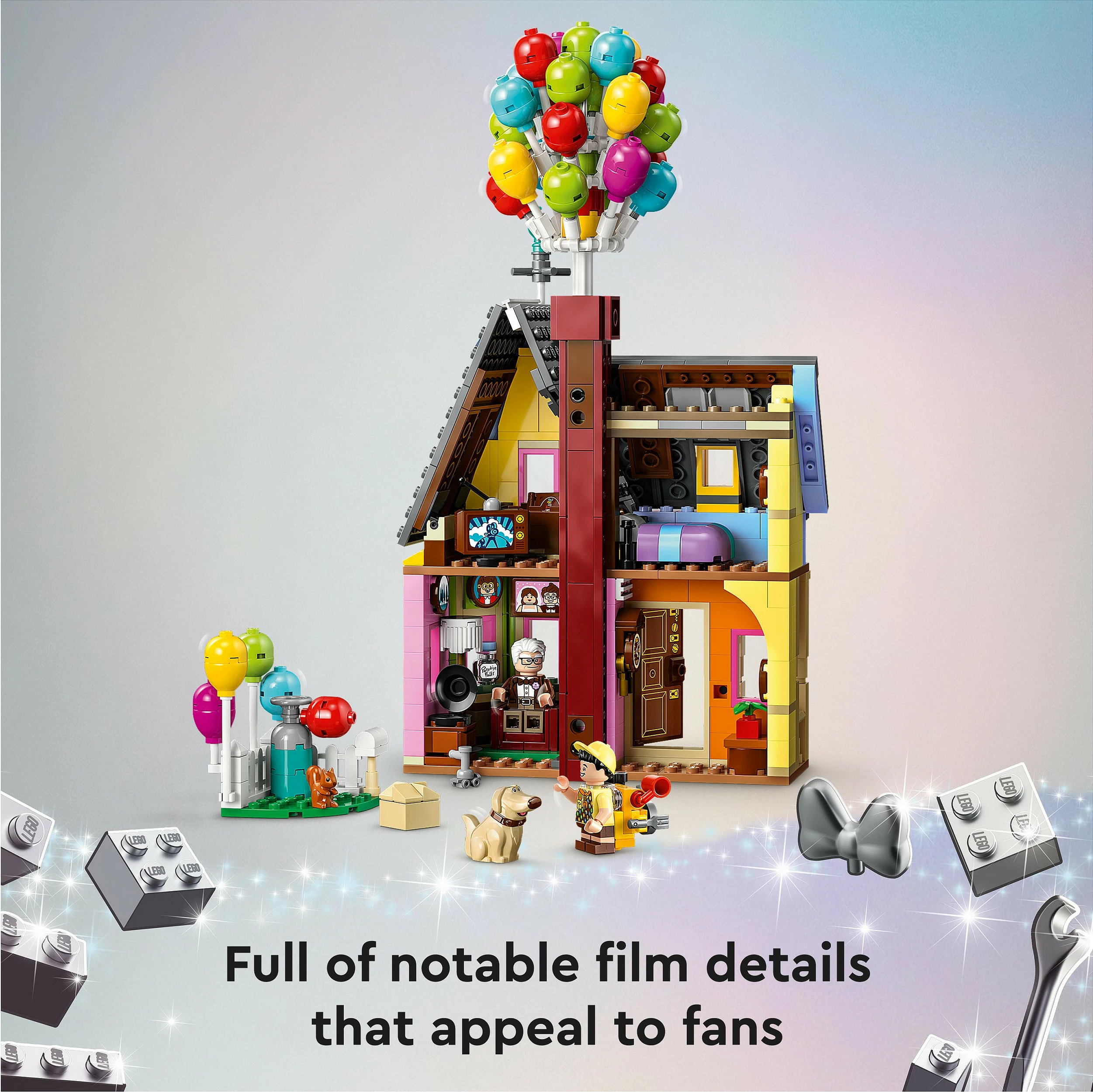 Set ndërtimi LEGO Disney 43217 Up House, 598 copë, shumëngjyrësh