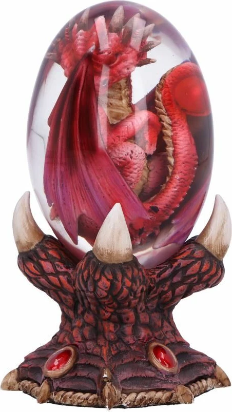 Figurinë koleksionuese NEMESIS NOW Elemental Dragonlings Fire, 12 cm, e kuqe, me kuti dhurate