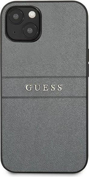 Mbështjellës Guess GUHCP13SPSASBGR për iPhone 13 mini 5.4", Saffiano, Gri
