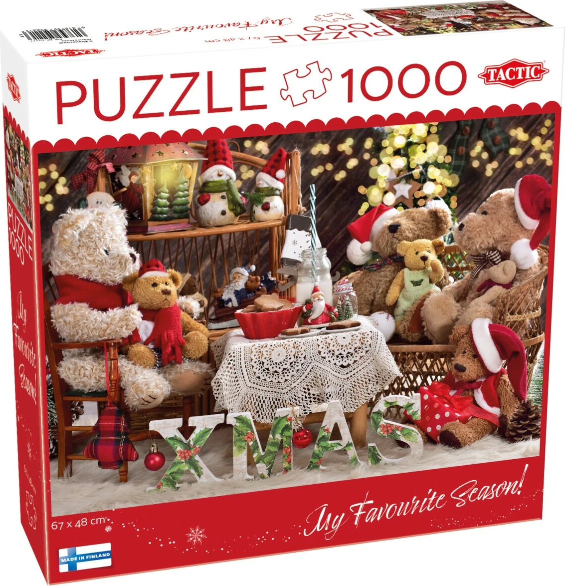 Puzzle Tactic 59610 1000 copa 67 x 48 cm motiv festash