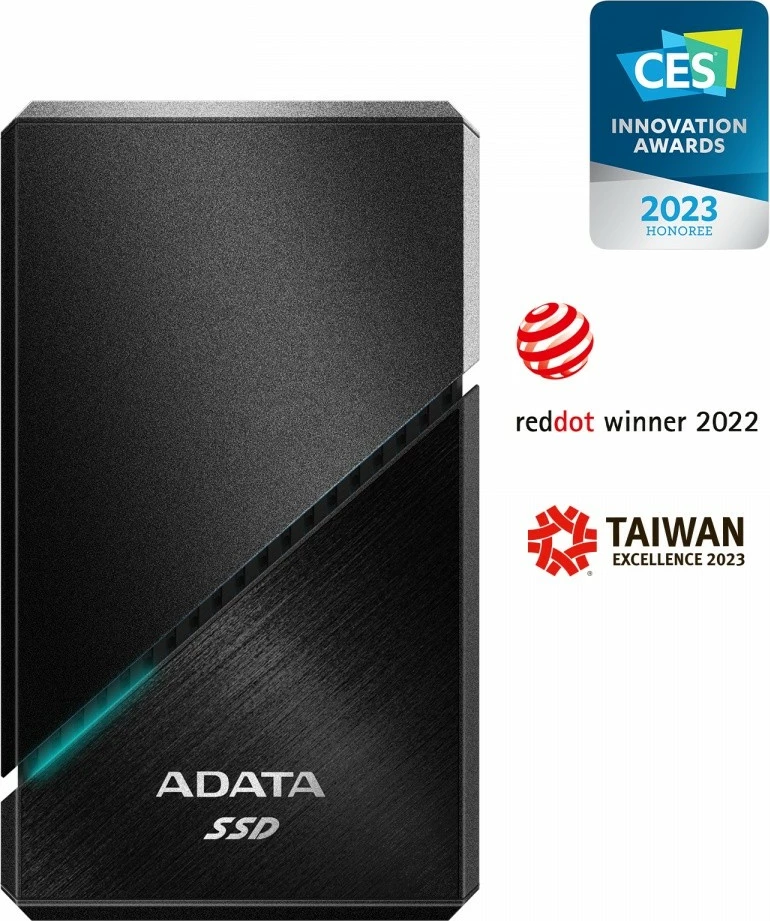 SSD i jashtëm Adata SE920, 2TB, USB4 Type-C, i zi