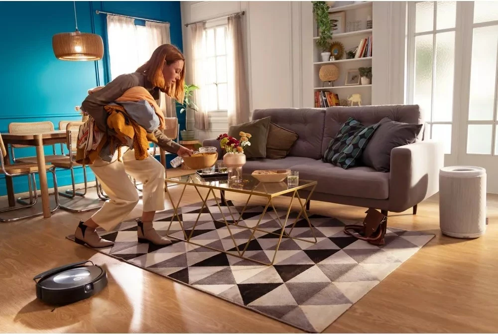 Robot pastrues iRobot Roomba Combo j7, pa qese, i zi, çelik inoks