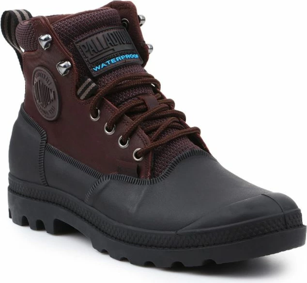 Çizme Palladium Sport Cuff WP 2.0 për meshkuj dhe femra, ngjyrë kafe