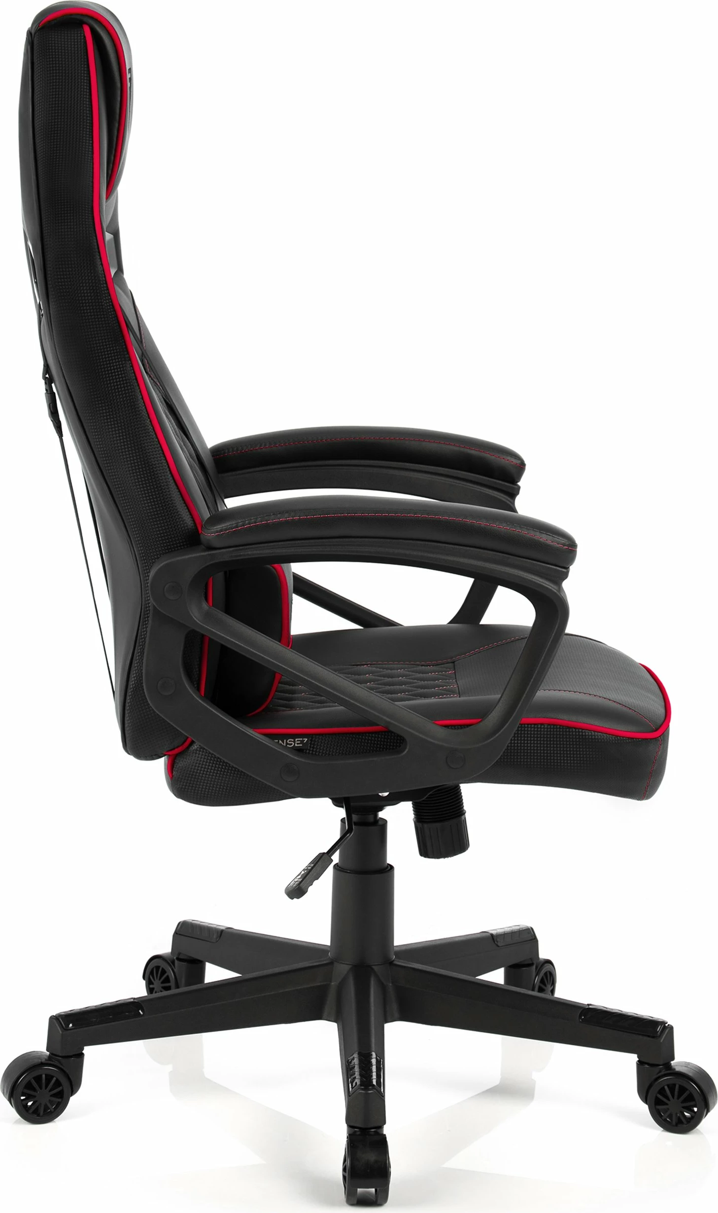 Karrige gaming SENSE7 Knight, 120 kg, lëkurë eko, e zezë/kuqe