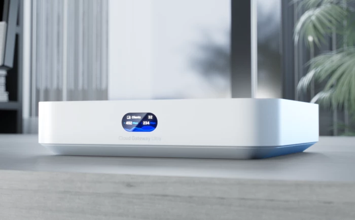 Gateway cloud Ubiquiti UCG-Ultra, 1Gbps IDS/IPS, 4xLAN GbE, 1xWAN 2.5GbE, USB-C, i bardhë