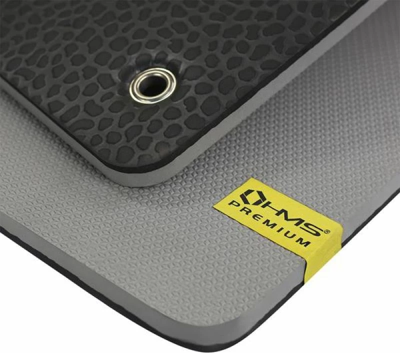 Tapet fitnesi me vrima HMS Premium MFK02 Gri-Zezë