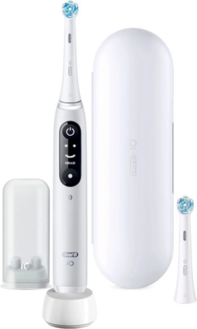 Furçë dhëmbësh elektrike Oral-B iO6, me karikues dhe kuti udhëtimi, e bardhë