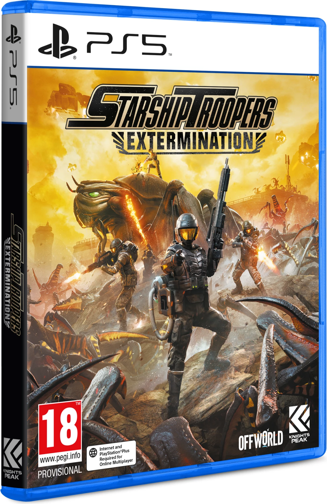 Lojë PS5 Knights Peak Starship Troopers: Extermination, PEGI 18