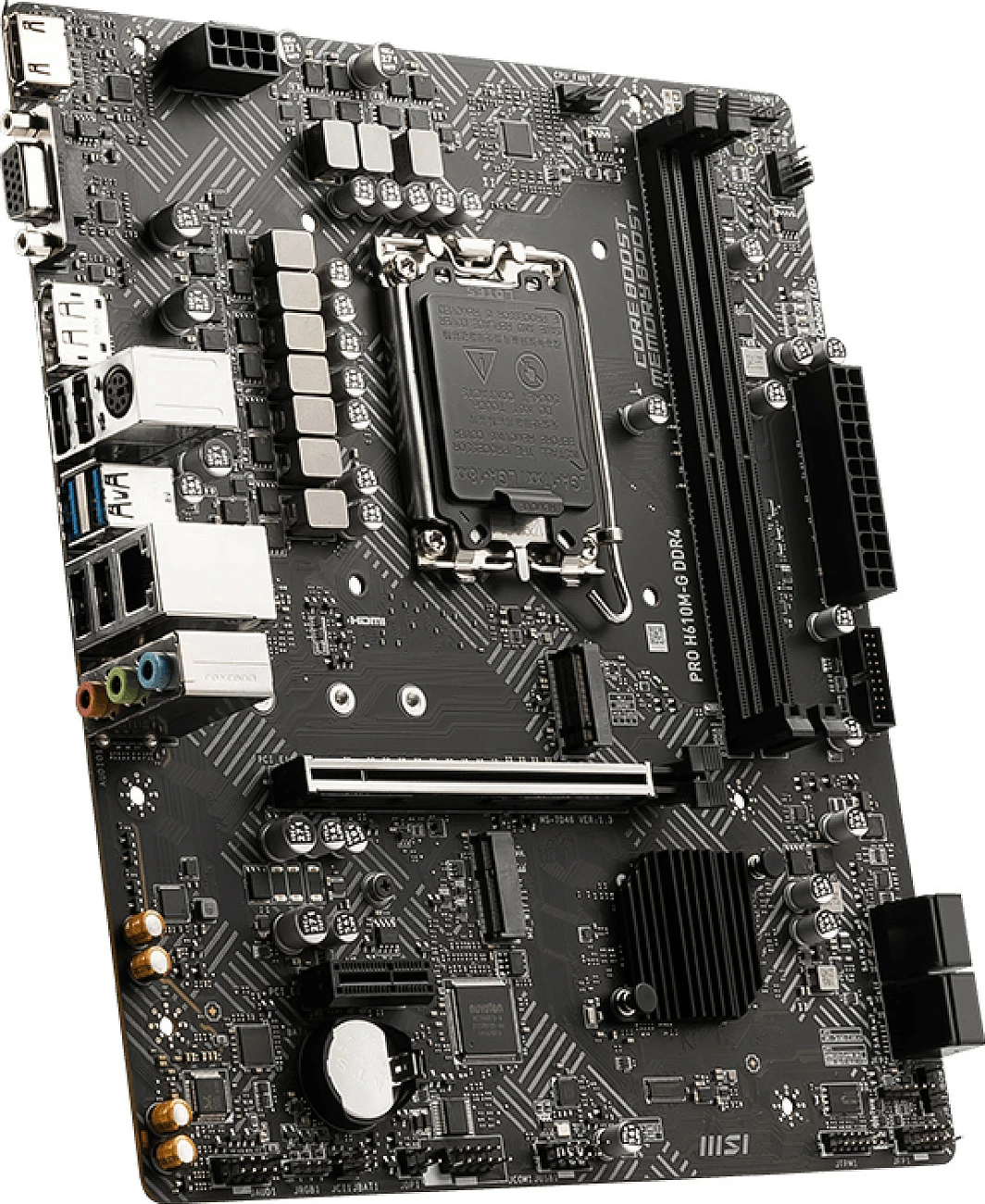 Pllakë amë MSI PRO H610M-G DDR4, Intel, LGA 1700, 64 GB