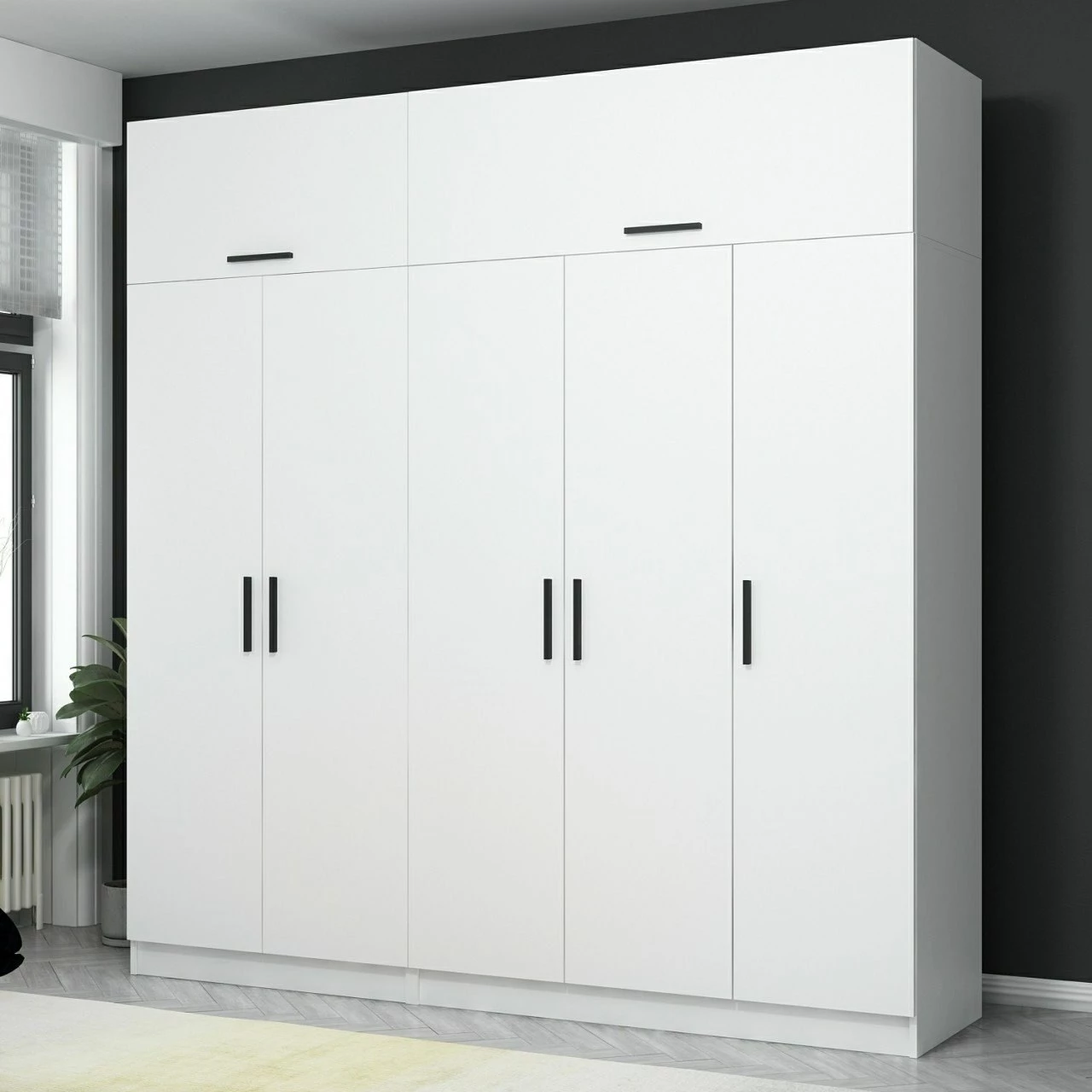 Dollap Hanah Home, Kale - 3085, i bardhë