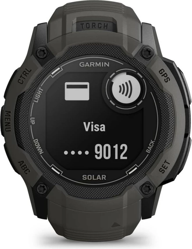 Smartwatch Garmin Instinct 2X Solar, GPS, 150 orë bateri, grafit