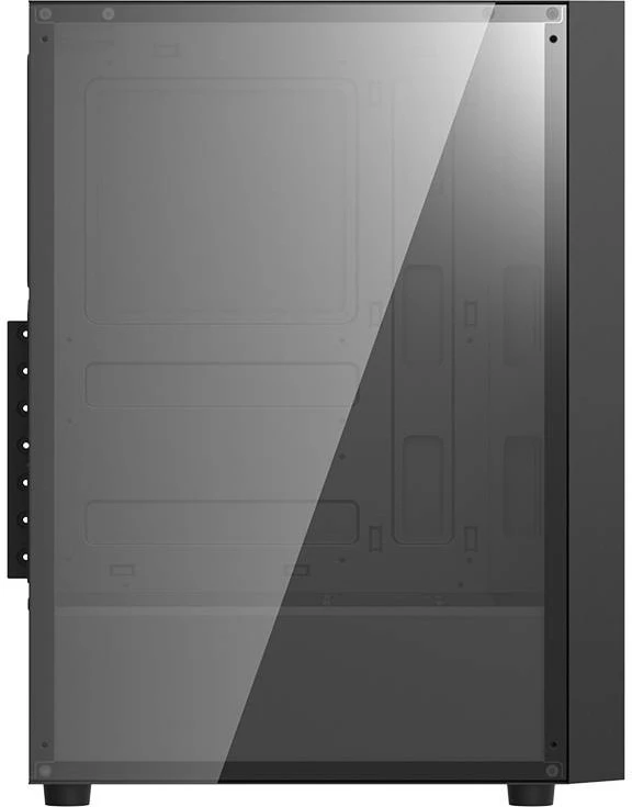 Kasë Darkflash A290 me 3 ventilatorë, Middle Tower, xham i temperuar, e zezë