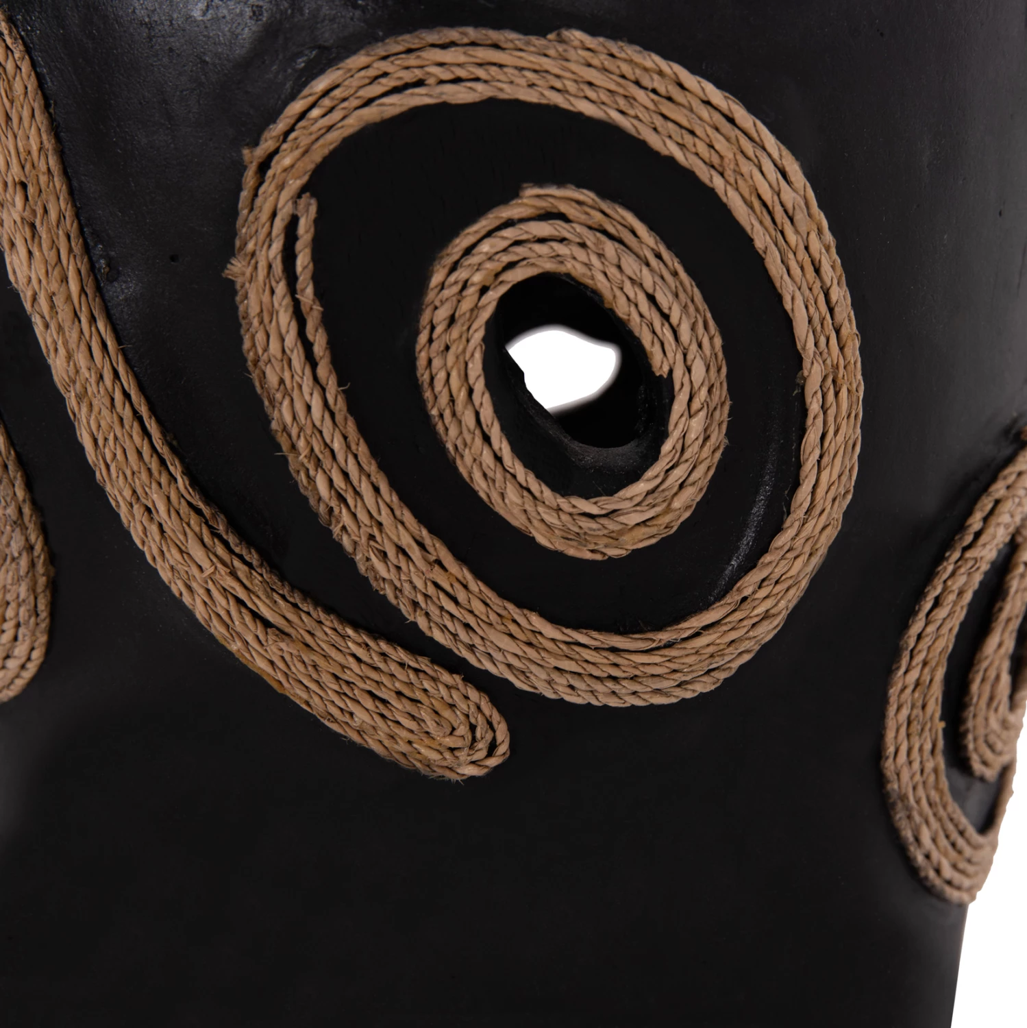 Vazo dekorative tavoline DEAN, terrakotë e zezë, FH4677.01S, 19x25cm