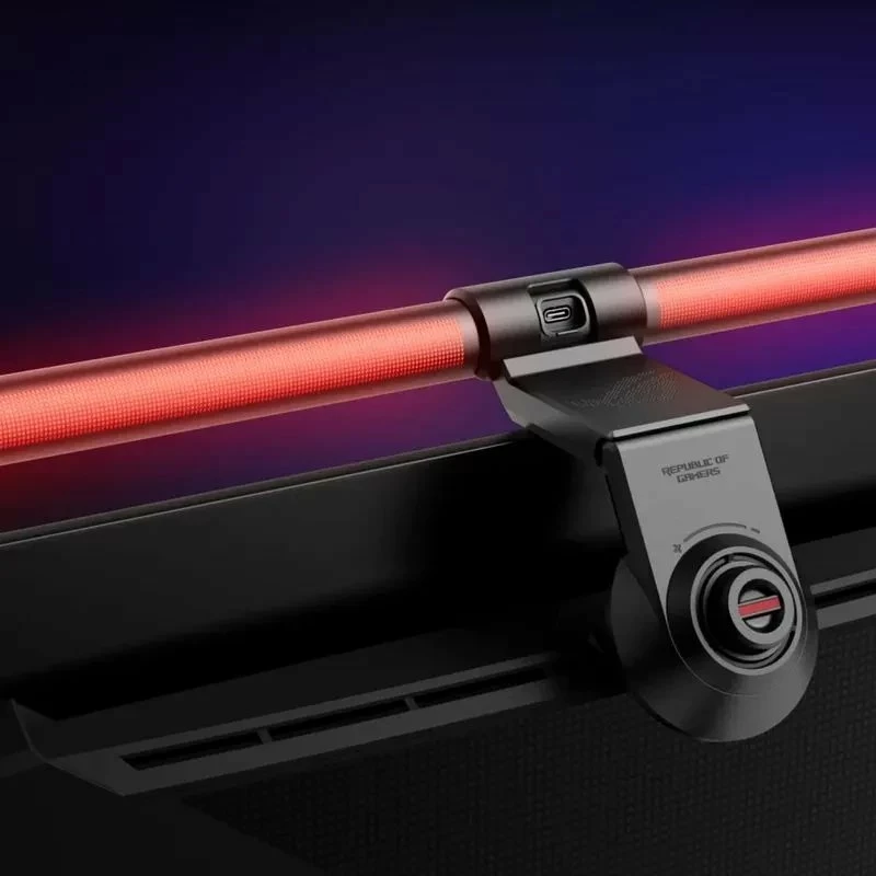 Dritë bar LED për monitor Asus ROG Aura ALB01, Aura RGB, 2700K-6500K, e zezë/kuqe