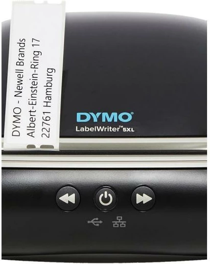 Printer etiketash, Dymo, LabelWriter 5XL 2112725, 4x6 in, 300 dpi, 53 etiketa/min, USB