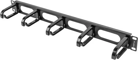 Organizues kabllosh Lanberg AK-1205-B, 19", 1U, i zi