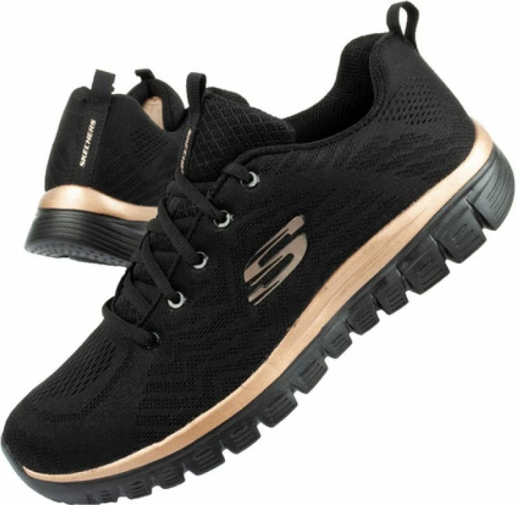 Atlete për femra Skechers, të zeza