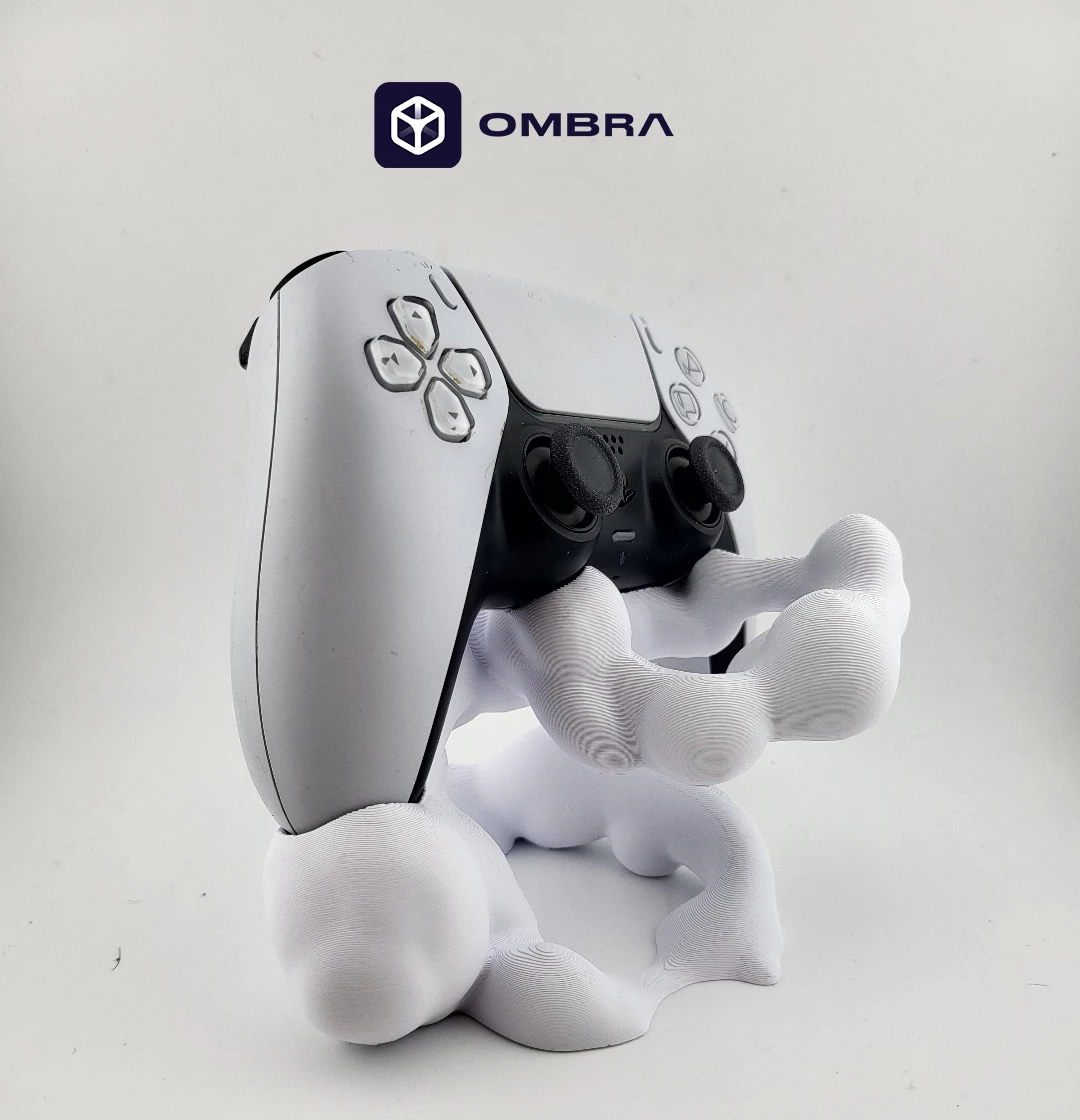 PS5 Controller Abstrakt Stand, e bardhë