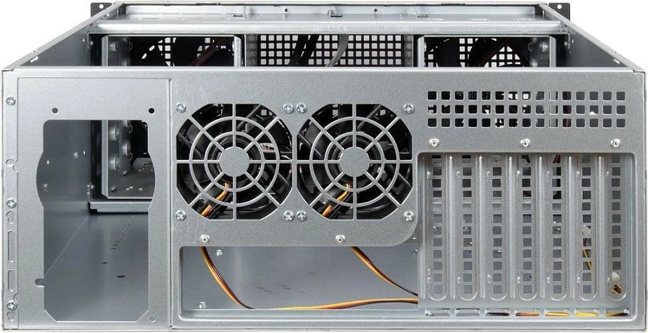 Kasë serveri Inter-Tech 4U 40248, Rack 4U, ATX/micro ATX/Mini-ITX/SSI CEB, 11x 3.5" + 4x 2.5", USB 3.2, e zezë/hiri