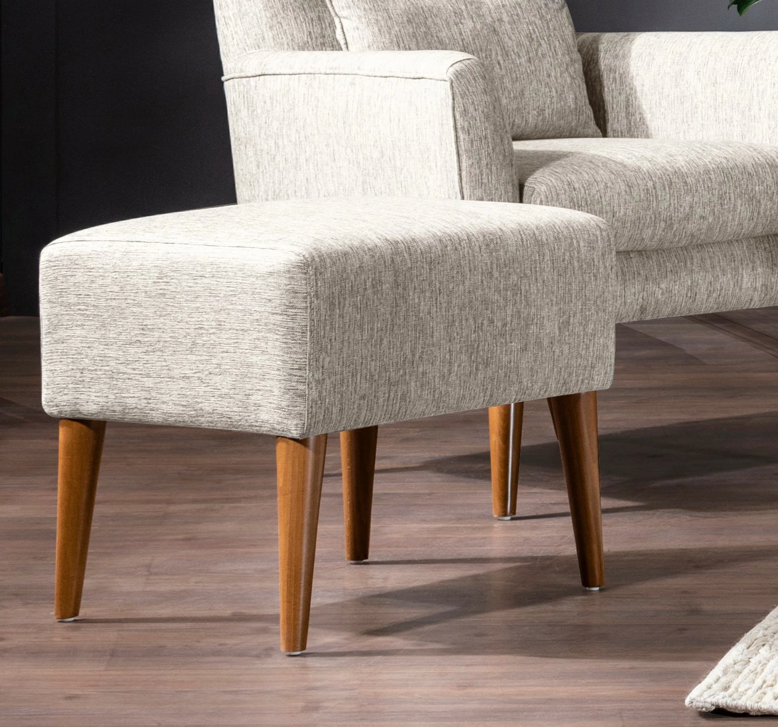 Puf Zeni, krem, Atelier del Sofa