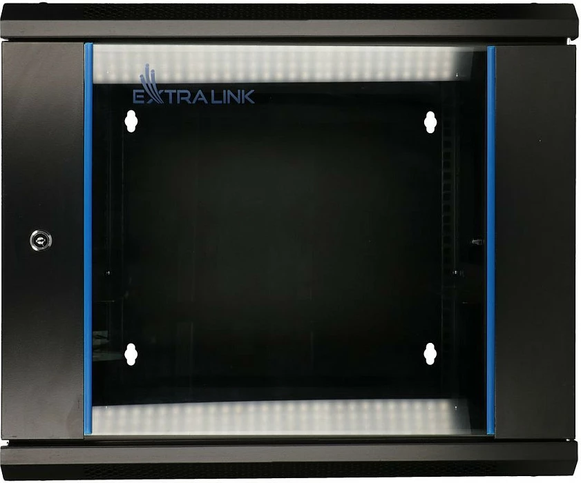 Kabinet rack muri Extralink AZH 12U, 19", 600x600, dy-seksion, i zi