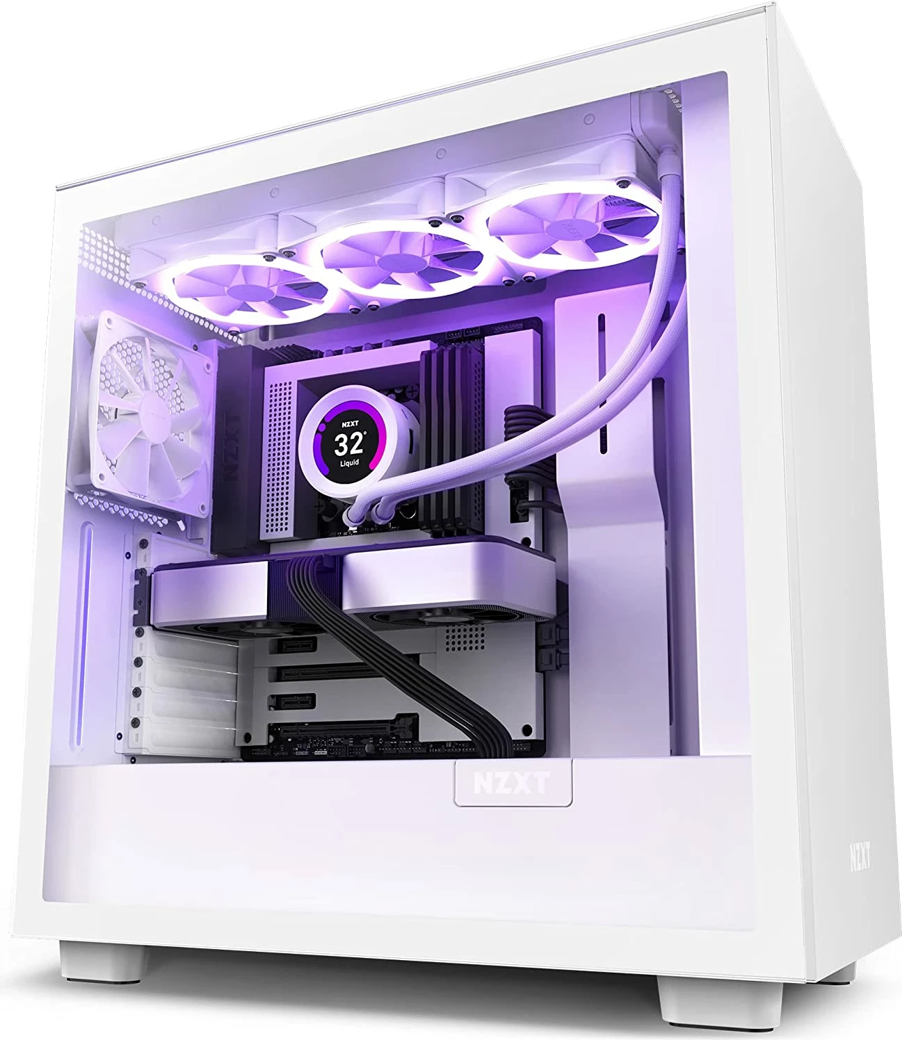 NZXT H7 - Kasë kompjuteri - e bardhë