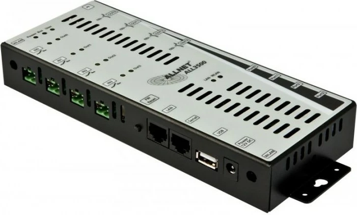 Pajisje automatizimi shtëpiak ALLNET ALL3500, 2.4 GHz, Wired & Wireless, Fast Ethernet, 802.11b, 802.11g, Wi-Fi 4 (802.11n), E zezë, Gri