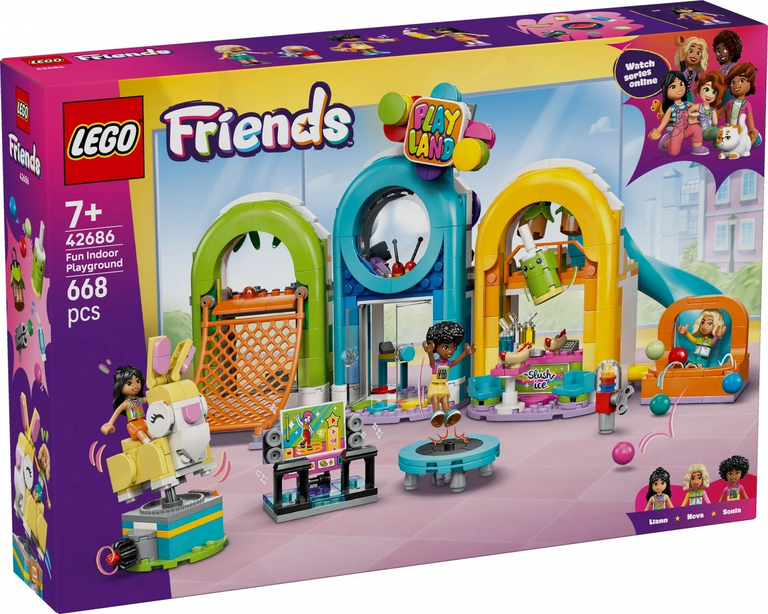 Set ndërtimi LEGO Friends 42686, 668 pjesë, set i madh, 7+
