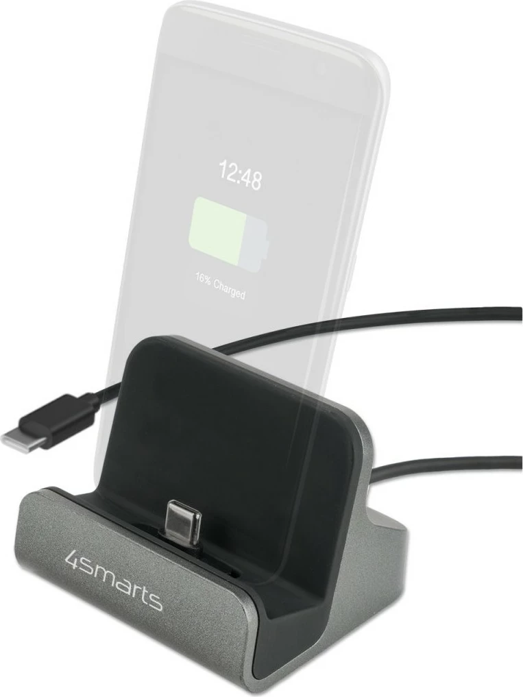 Dock karikimi 4smarts VoltDock USB-C 60W, gri