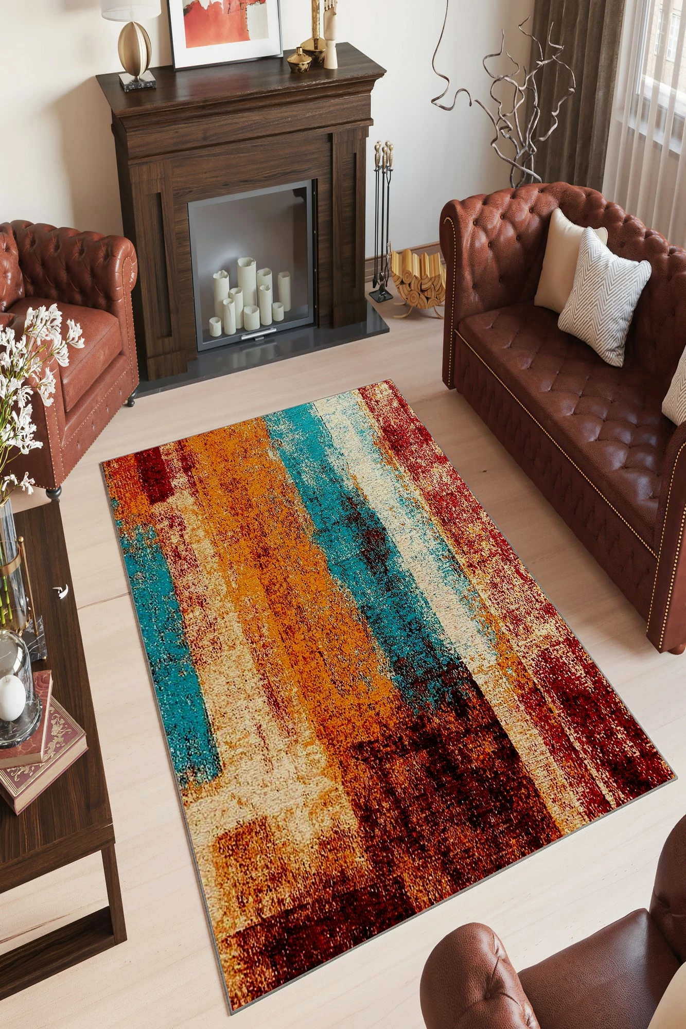 Qilim Conceptum Hypnose, shumëngjyrësh, 60x100cm, W933