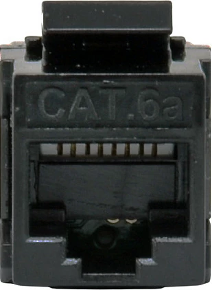 Kuplues Keystone Inline EQUIP Cat.6A RJ-45, 8 copë, i zi