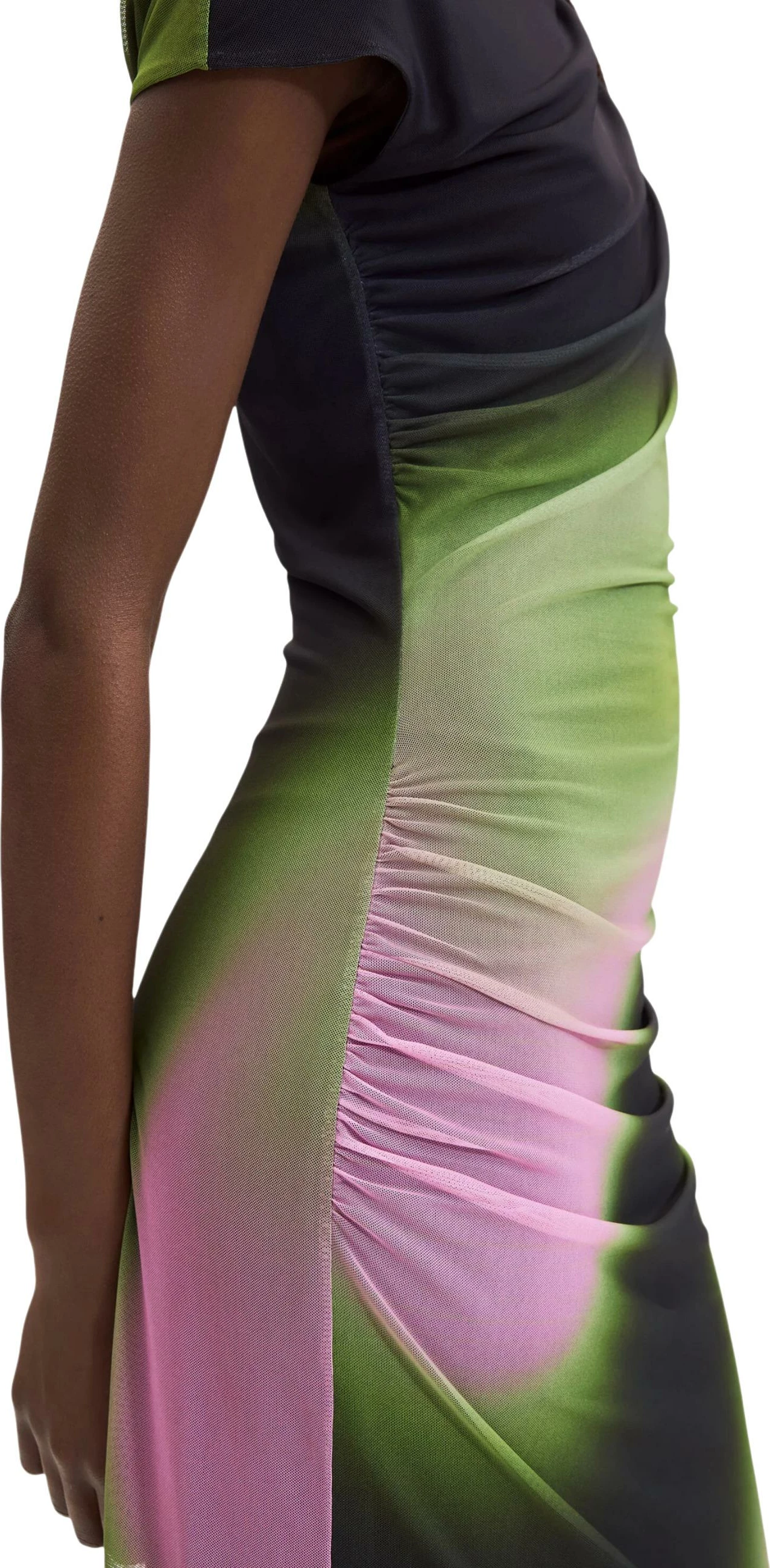 Fustan i gjatë për femra Desigual VEST_CRACOVIA 26WWVK32, i gjelbër [Madhësia: M]