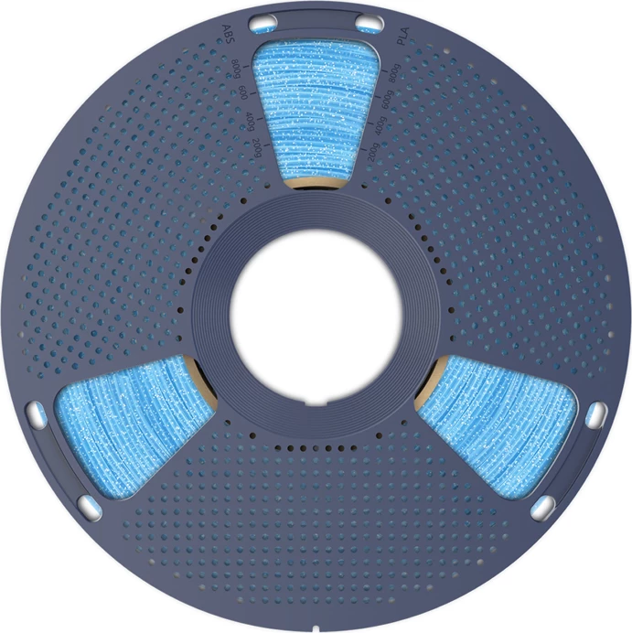 Filament 3D printing Sunlu PLA Twinkling Blu 1.75 mm 1 kg, blu me shkëlqim