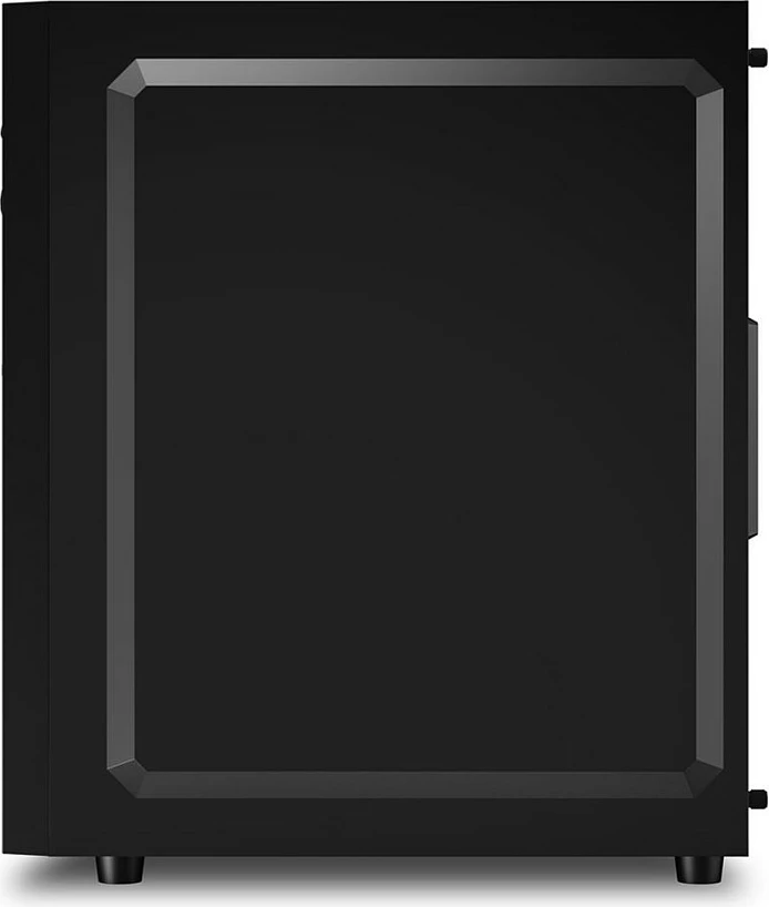 Kasë Sharkoon RGB Wave, ATX/micro ATX/Mini-ITX, 3x120mm RGB fan, xham i temperuar, e zezë